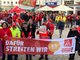 Warnstreik mit Kundgebung am 15.11.22 in Neckarsulm auf dem Maktplatz